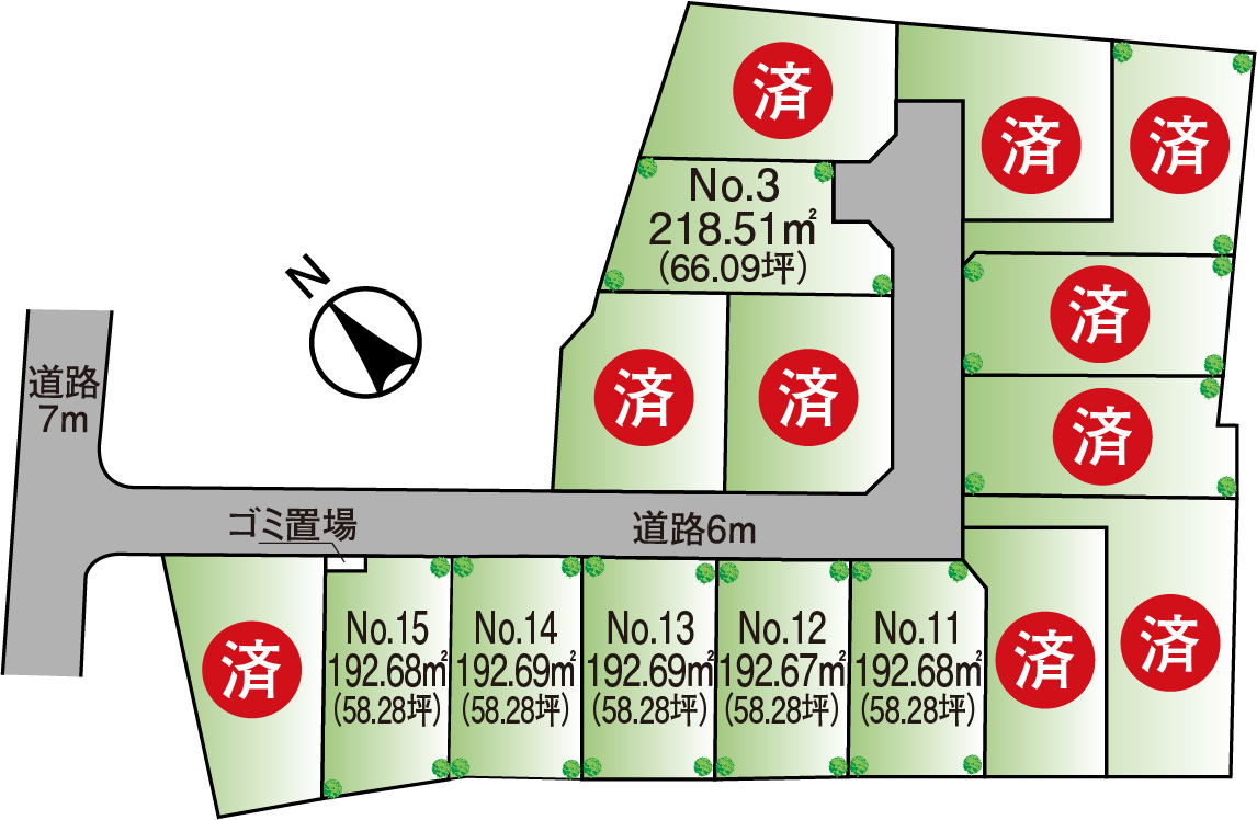 市原市村上　全16区画